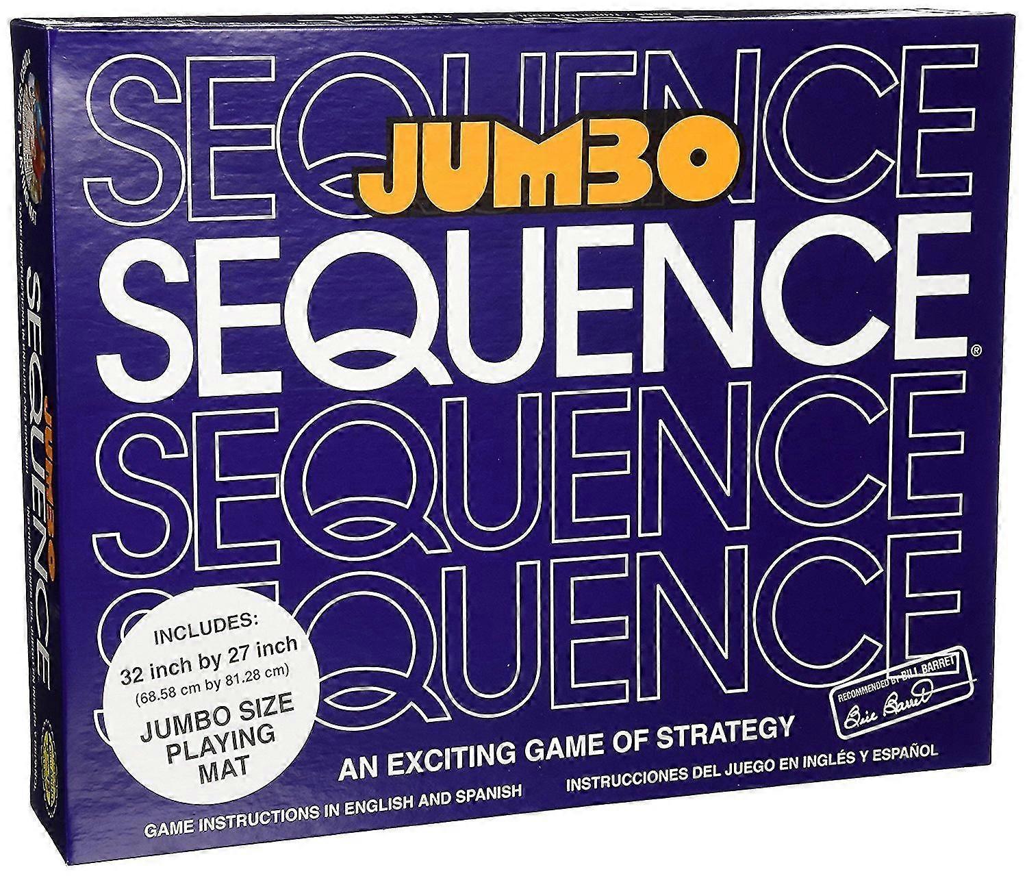 Jumbo Sequence Board Game Mat para diversión y alegría ilimitadas