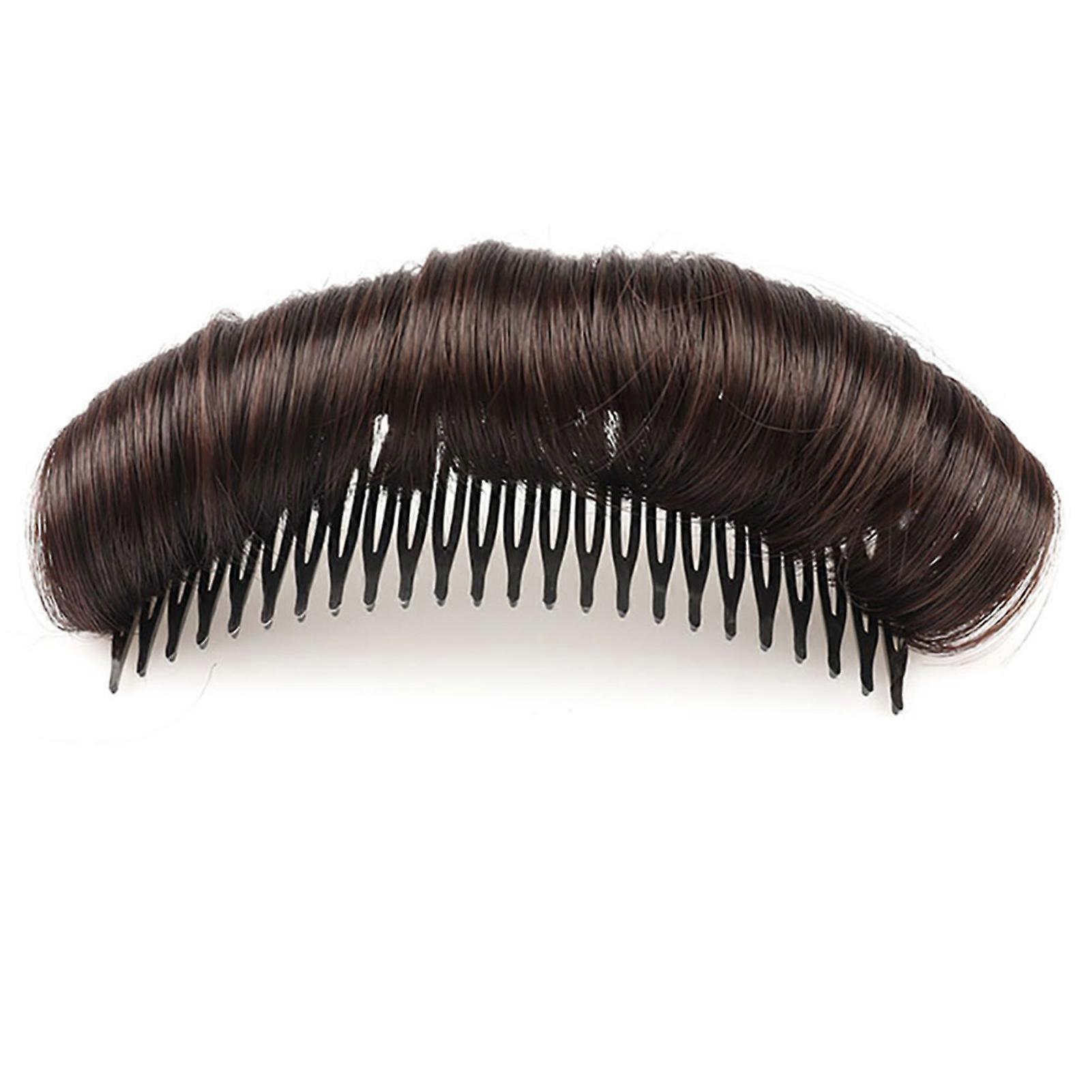 Wig Cushion Stable Comfortable High Temperature Fiber Insert Comb Invisible Fluffy Hair Pad for Female