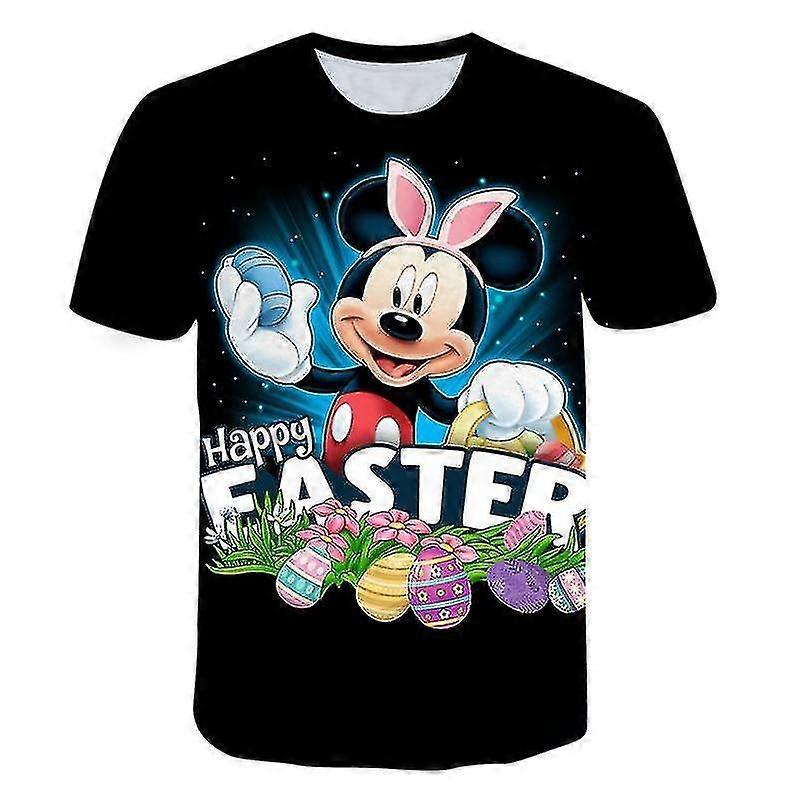 Mickey Mouse Short Sleeve 3d Print T-shirt - 2 High Quality