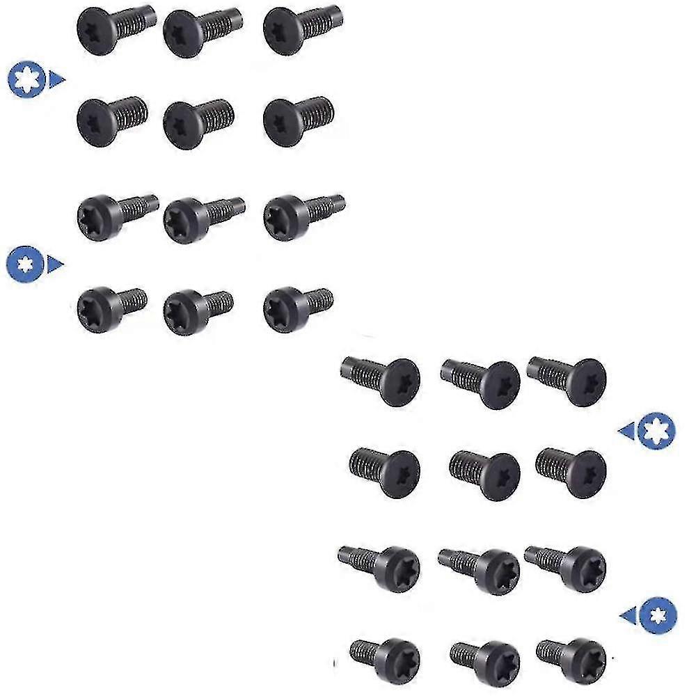 Sysy Ring Dörrklocka Skruvar, 4set / 40st Dörrklocka Ersättning Säkerhetsskruvar T5, T16 Ring Dörrklocka Scr