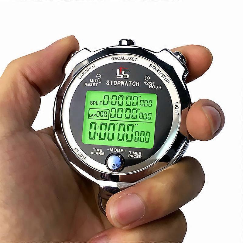 Stopwatch Metal Stopwatch Timer With Backlit 1/100th Second Precision