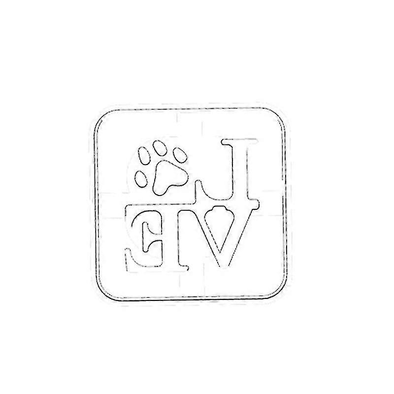 Valentine's Day Love Theme Kitchen Baking Tool Diy Press Plastic Household Mold