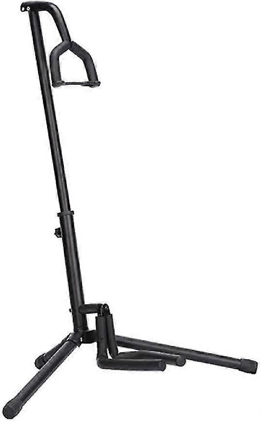 Adjustable Universal Folding A-Frame Guitar Floor Stand Rack - Lightweight, Collapsible, Travel-friendly