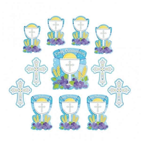 Amscan Cut Out Communion Party Decoration Set (Pack of 12)
