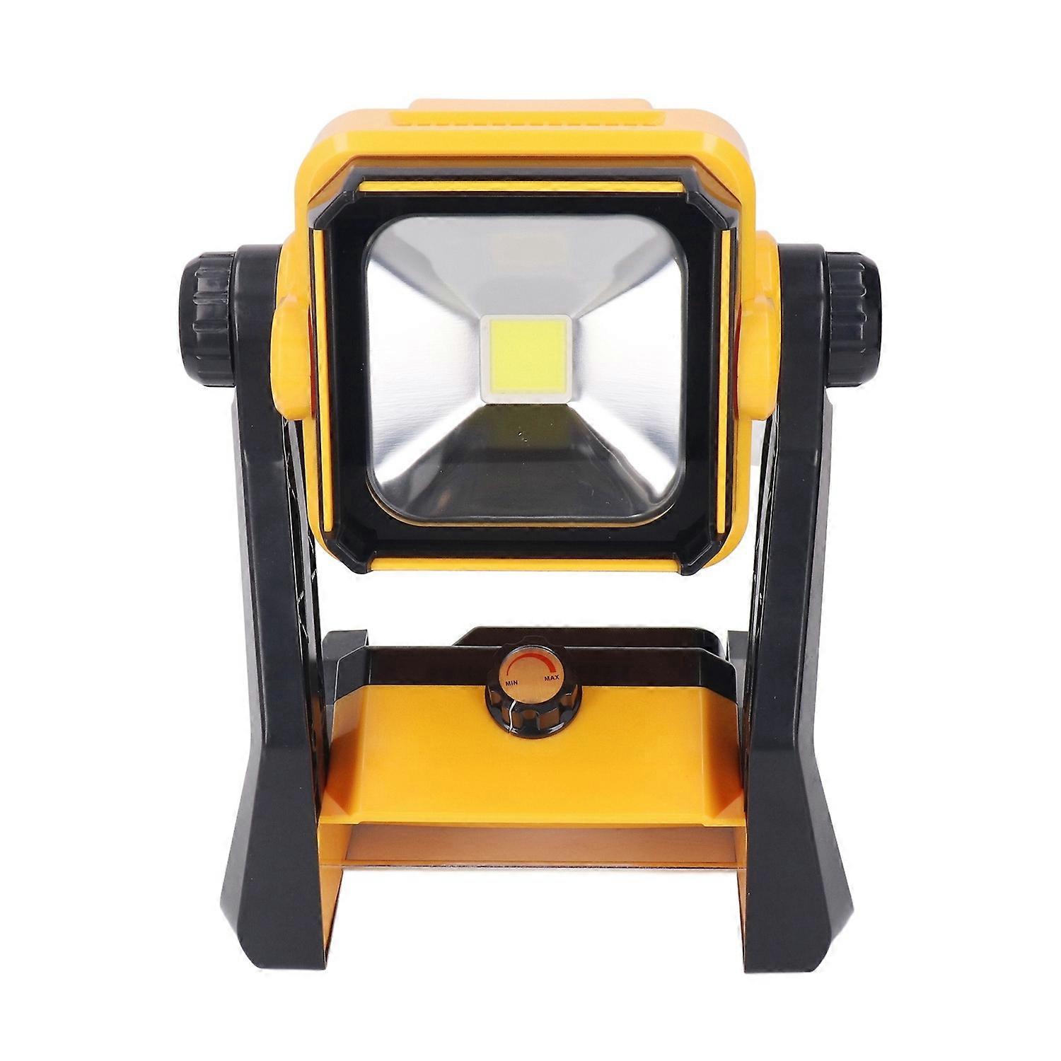 Portable LED Work Light 6500K 0 To 3000LM 150 Degree 66ft Range Battery Powered COB Area Worklight