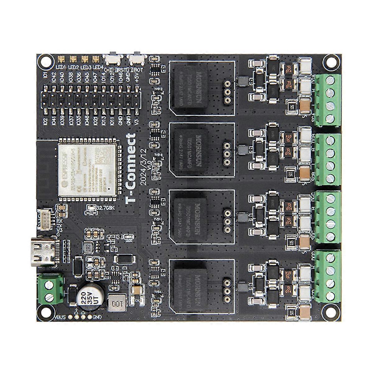 T-Connect ESP32-S3 Placa de Desenvolvimento de Controle Industrial RS485 Módulo WiFi Bluetooth Baixa Potência Wirel