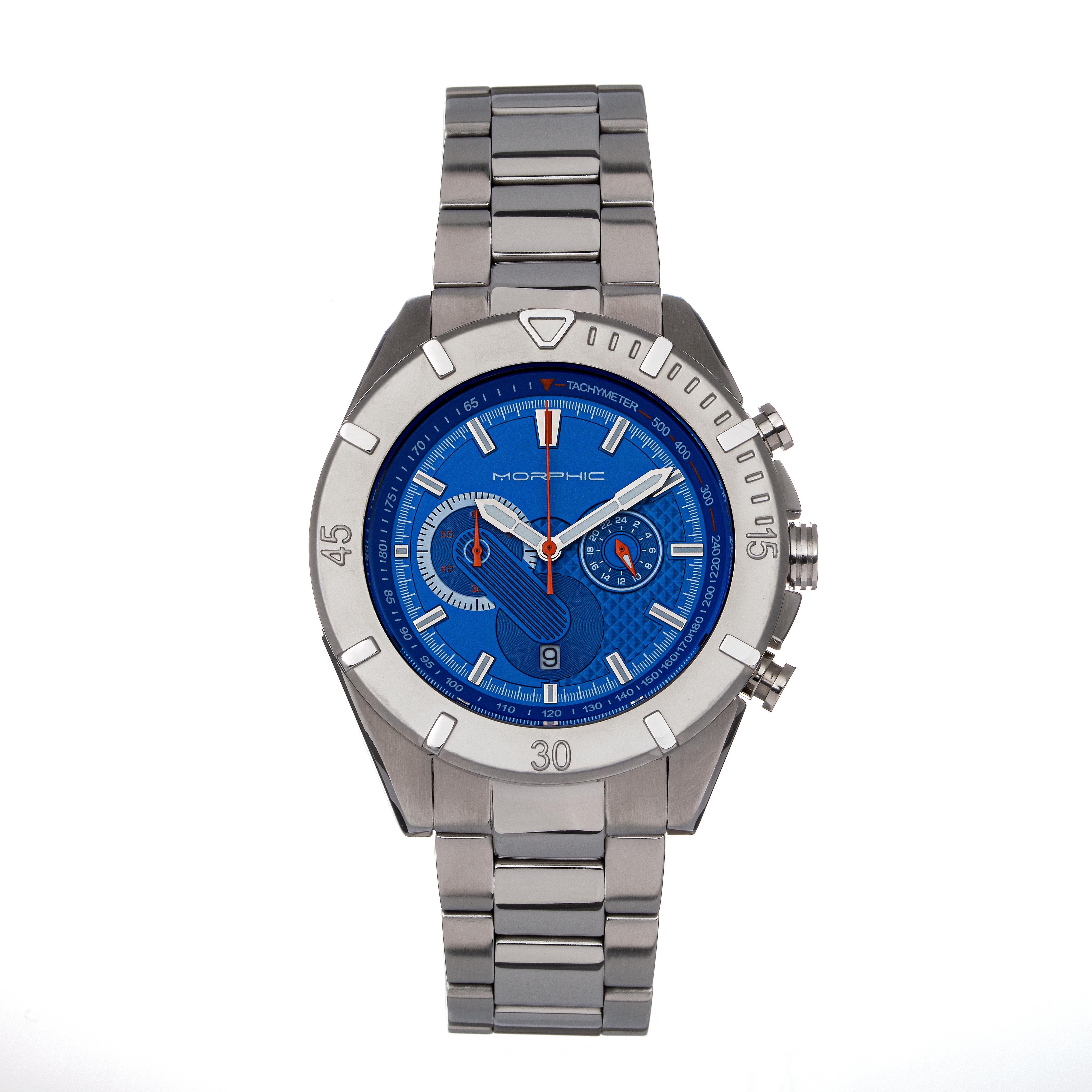Orologio con bracciale cronografo serie M94 morphic con data - blu | Fruugo  CH