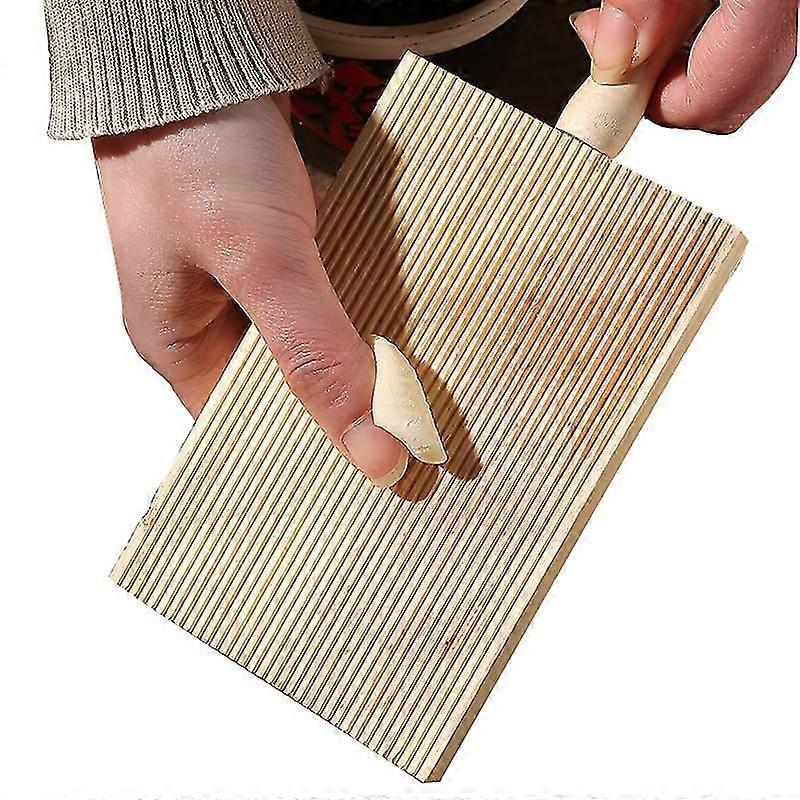 Gnocchi Boards And Wooden Butter Paddles For Rolling Dough Gnocchi Paddle Pasta Making Tools Roller