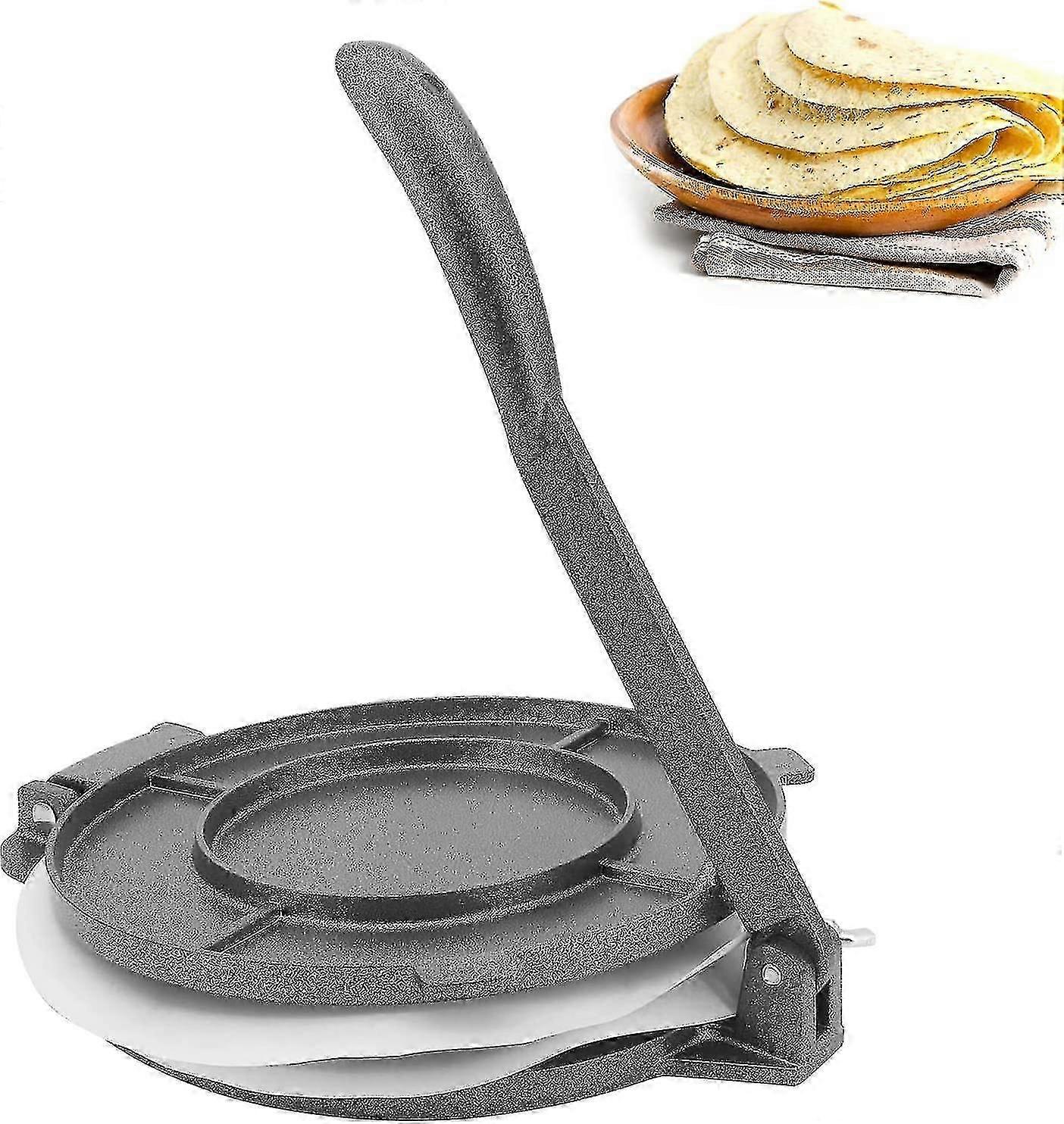 Tortilla Press,20cm Cast Iron Tortilla Press,tortilla Maker Greaseproof Baking ,tool To Making Tortilla,chapati,roti 1pcs-DF