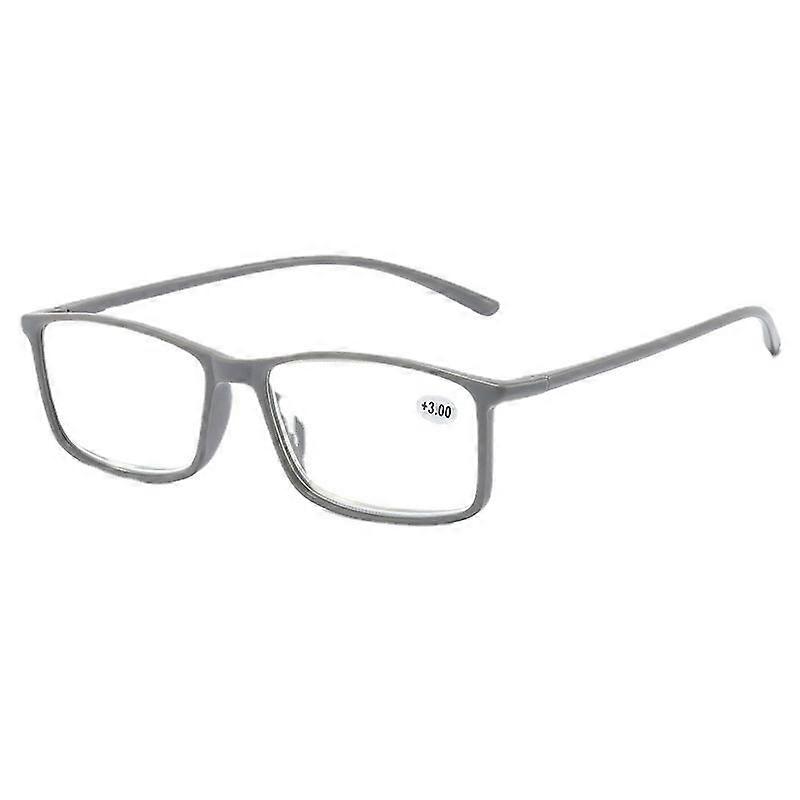 Wekity Simple square reading glasses high quality reader spring hinge men and women reading glasses