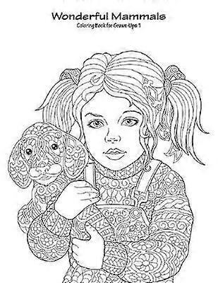 Wonderful Mammals Coloring Book for GrownUps 1