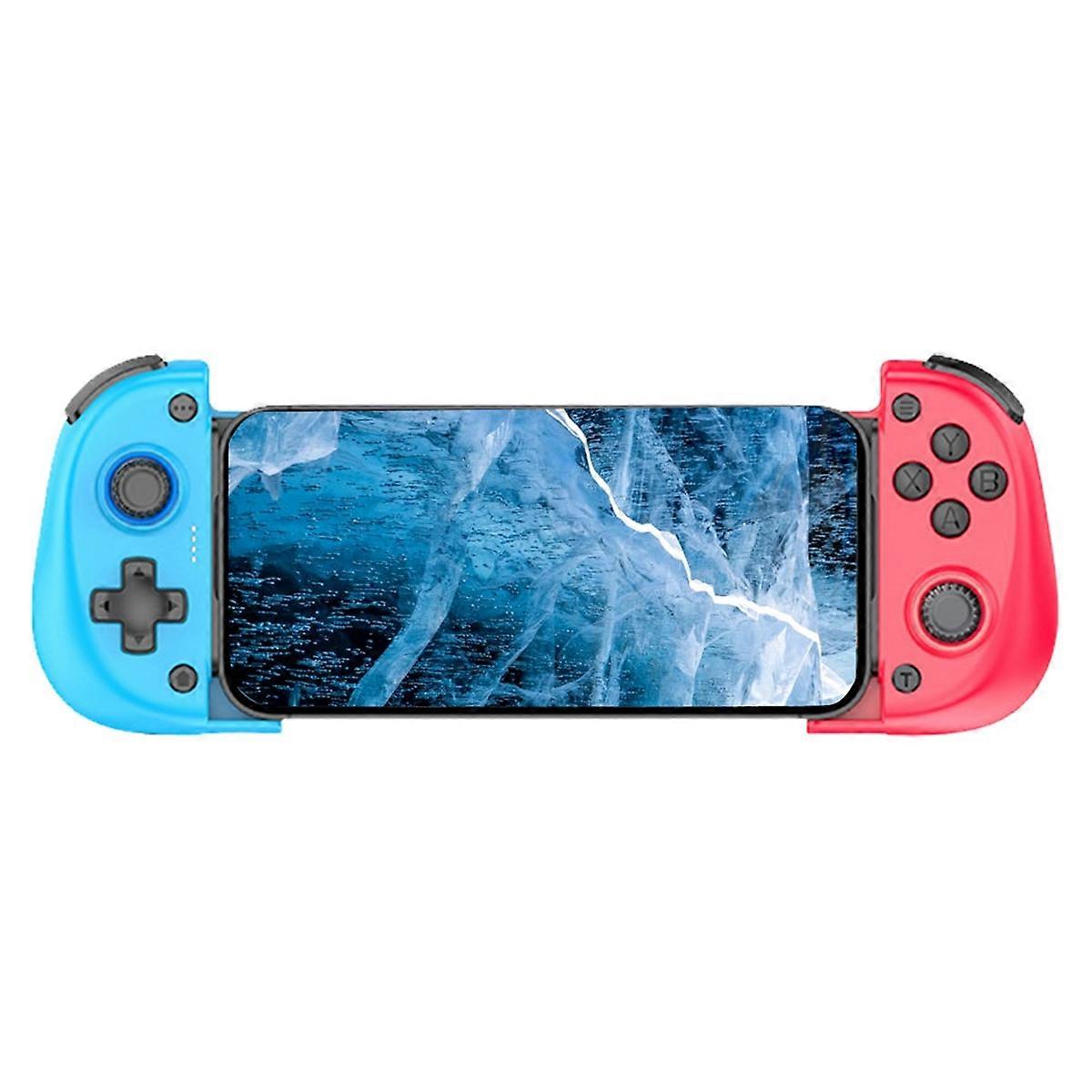 X5 Telescopic Gamepad Wireless Mobile Gaming Controller with Cooling Fan Bluetooth Hall Effect Joystick for Smartphone C