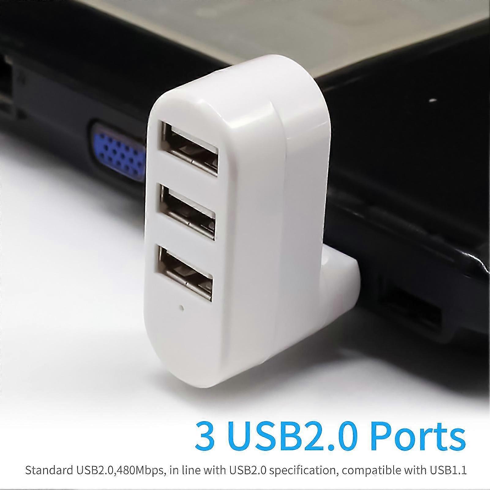 Genişletme Yuvası Anti-parazit Kararlı Çıkış 3'ü 1 arada USB2.0 Kamera için Mini Ayırıcı Kablo Hub