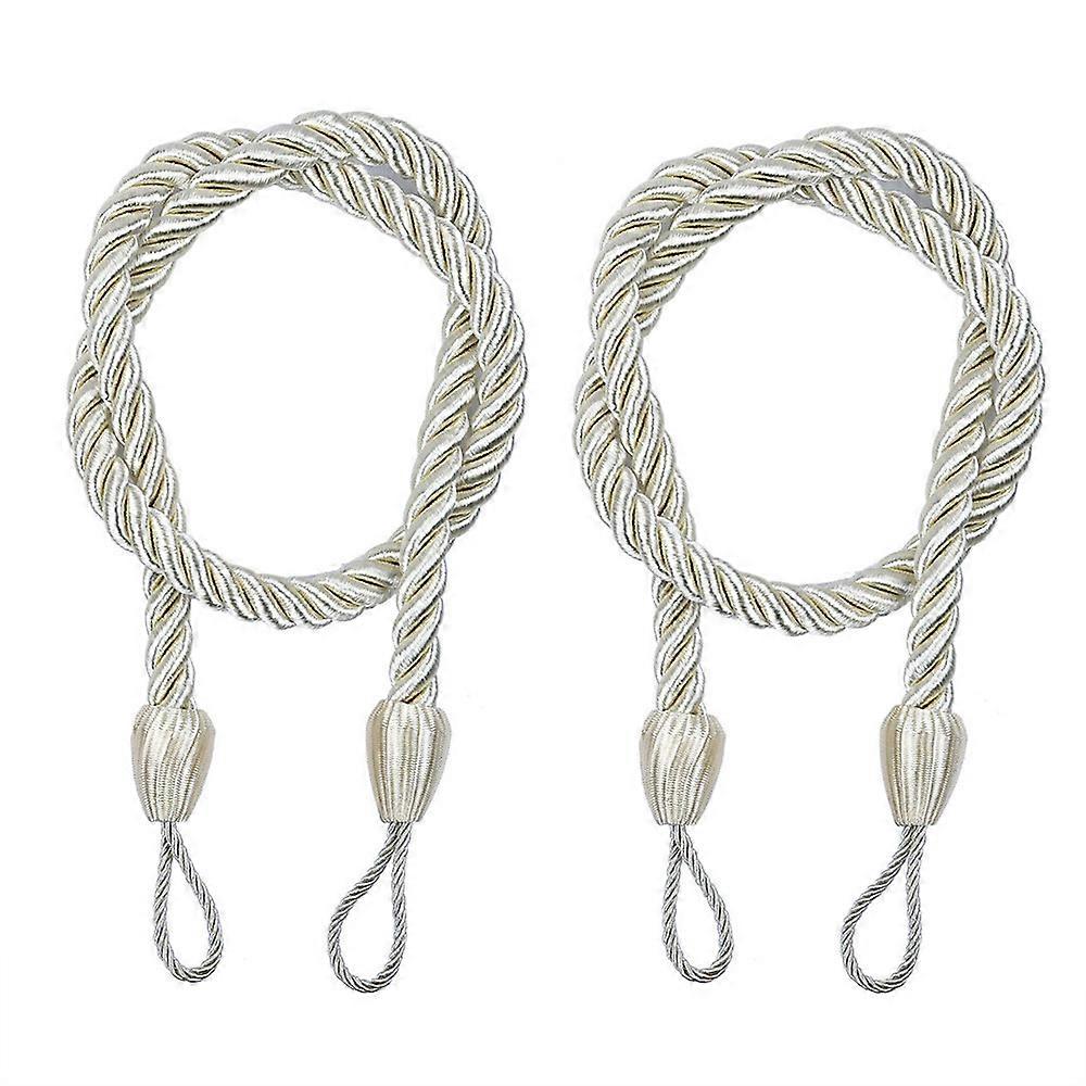 2PCS Ropes Tie Backs For Window Curtain Cord Buckle Tiebacks Tie Backs