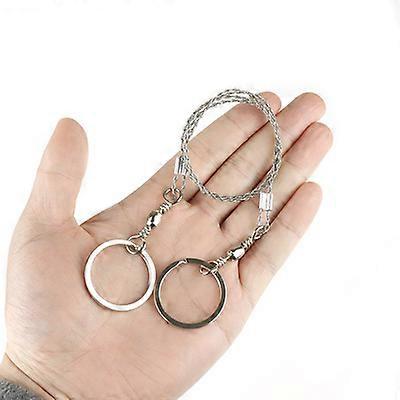 Survival Field Steel Wire Saw Chain Hand Cutter Outdoor Emergency Survival Tools Fretsaw Camping Hunting Wire Saw