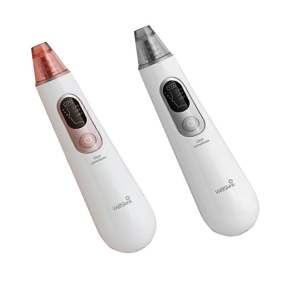 Wellskins Electric Blackhead Cleaner Deep Pore Cleanser Acne Pimple Removal Vacuum Suction Facial SPA Skin Care Tools