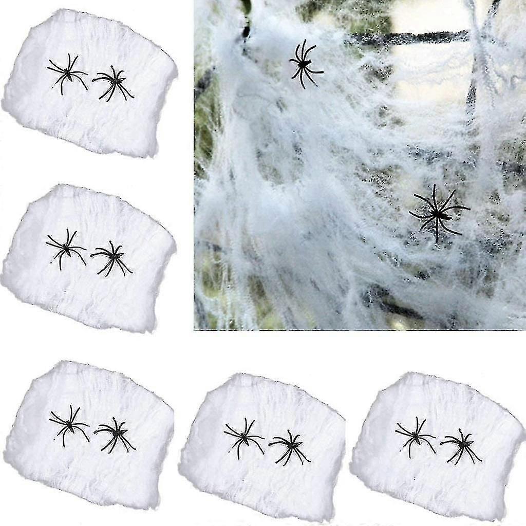 Spider Web With 2 Spiders Halloween Decor, Halloween Decoration Set
