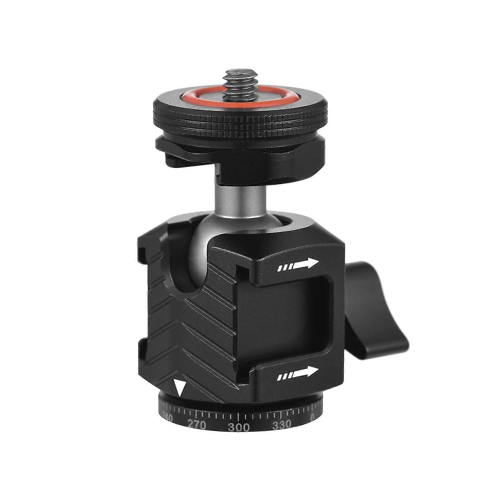 Multi-functional Mini Ball Head Aluminum Alloy Ballhead Adapter Tripod Head