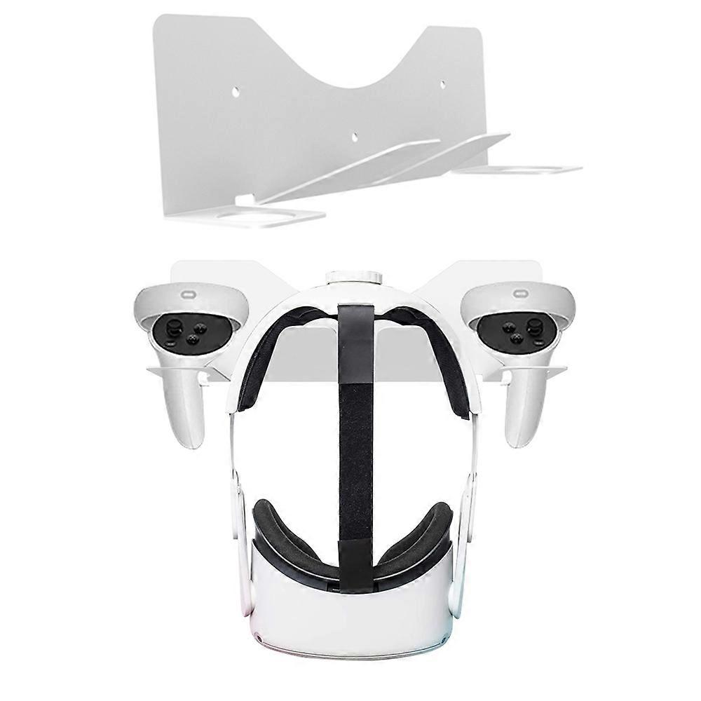 JYS JYS-MQ005 Wall Mounted Hook Stand VR Headset Controller Holder Storage Rack for Oculus Quest 2 P