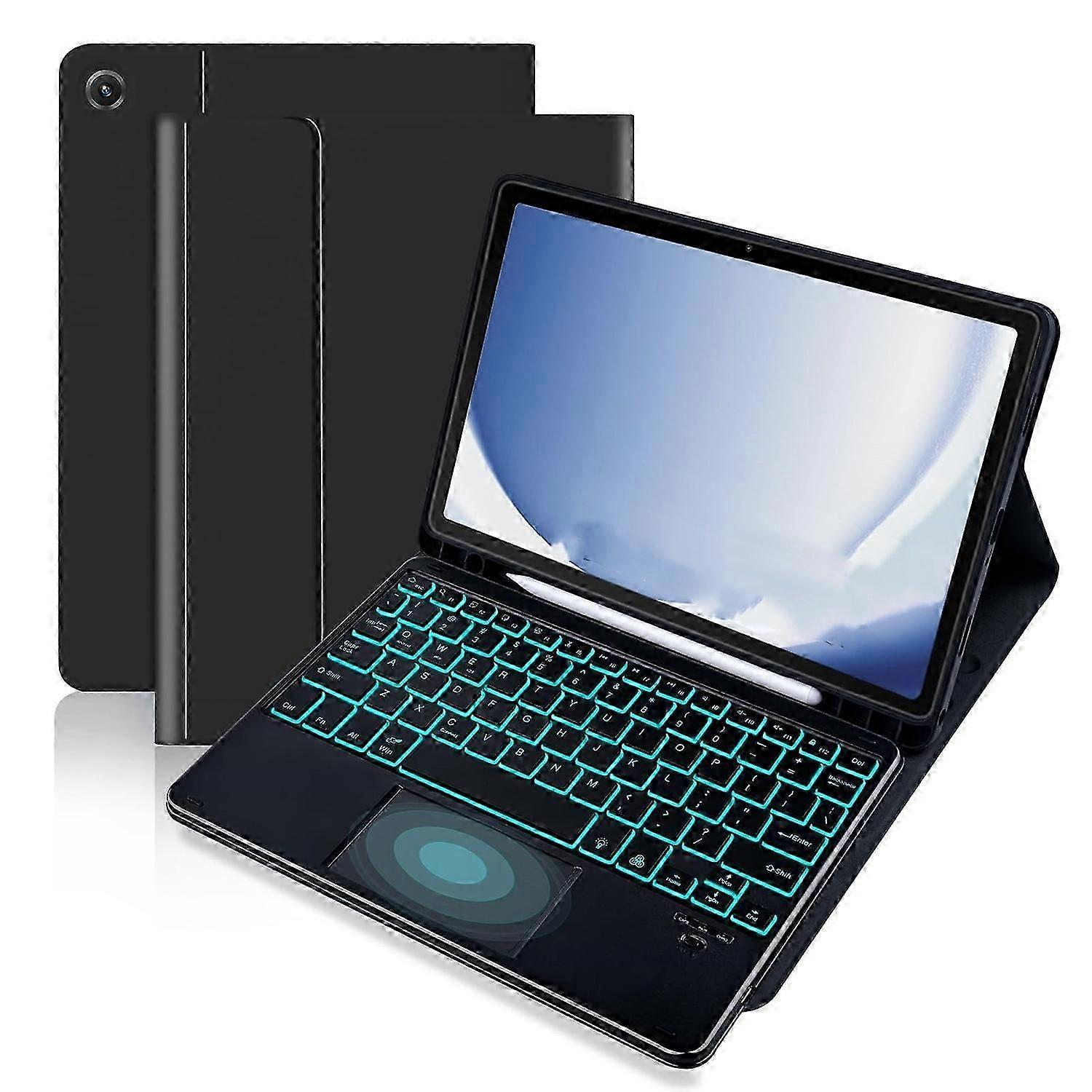 Sk-205d For Samsung Galaxy Tab A8 10.5 (2022) Magnetic Detachable Bluetooth Keyboard Leather Case Wi