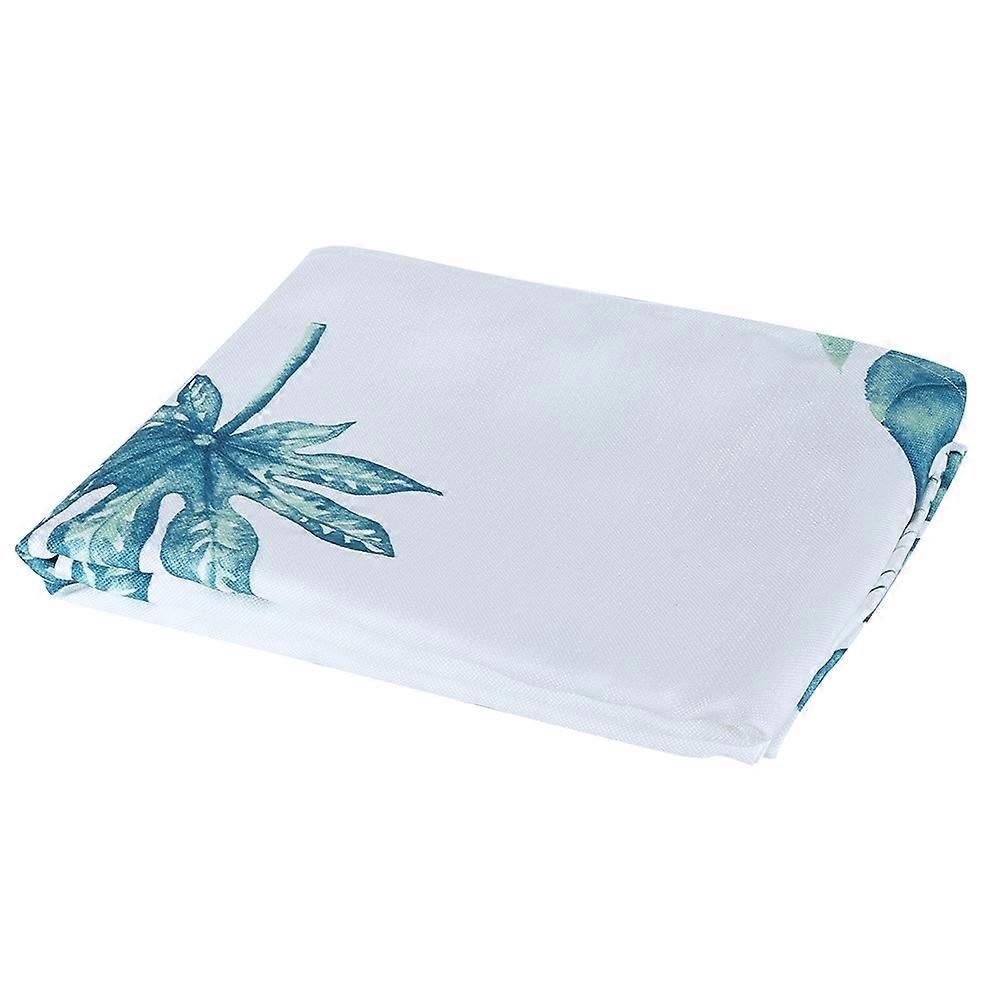 Tropical Leaves Cotton Linen Table Cover Wipe-Clean Tablecloth Cotton-Linen Blend Tropical Pattern Table Mat Pad