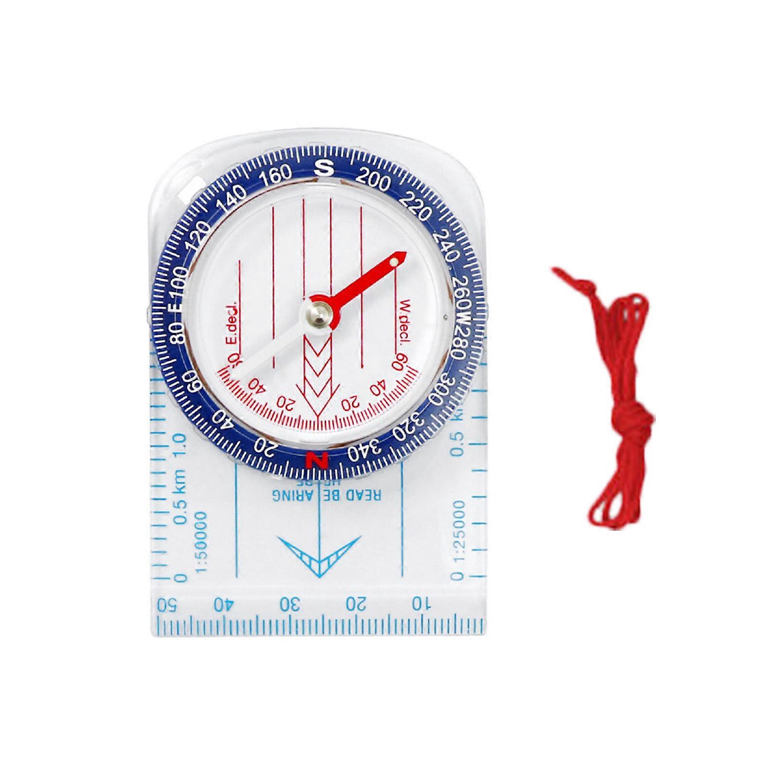 Exploring Hiking Map Reading Orienteering Compasses Navigation Compasses Map Ruler Magnifier Multifunctional Compasses