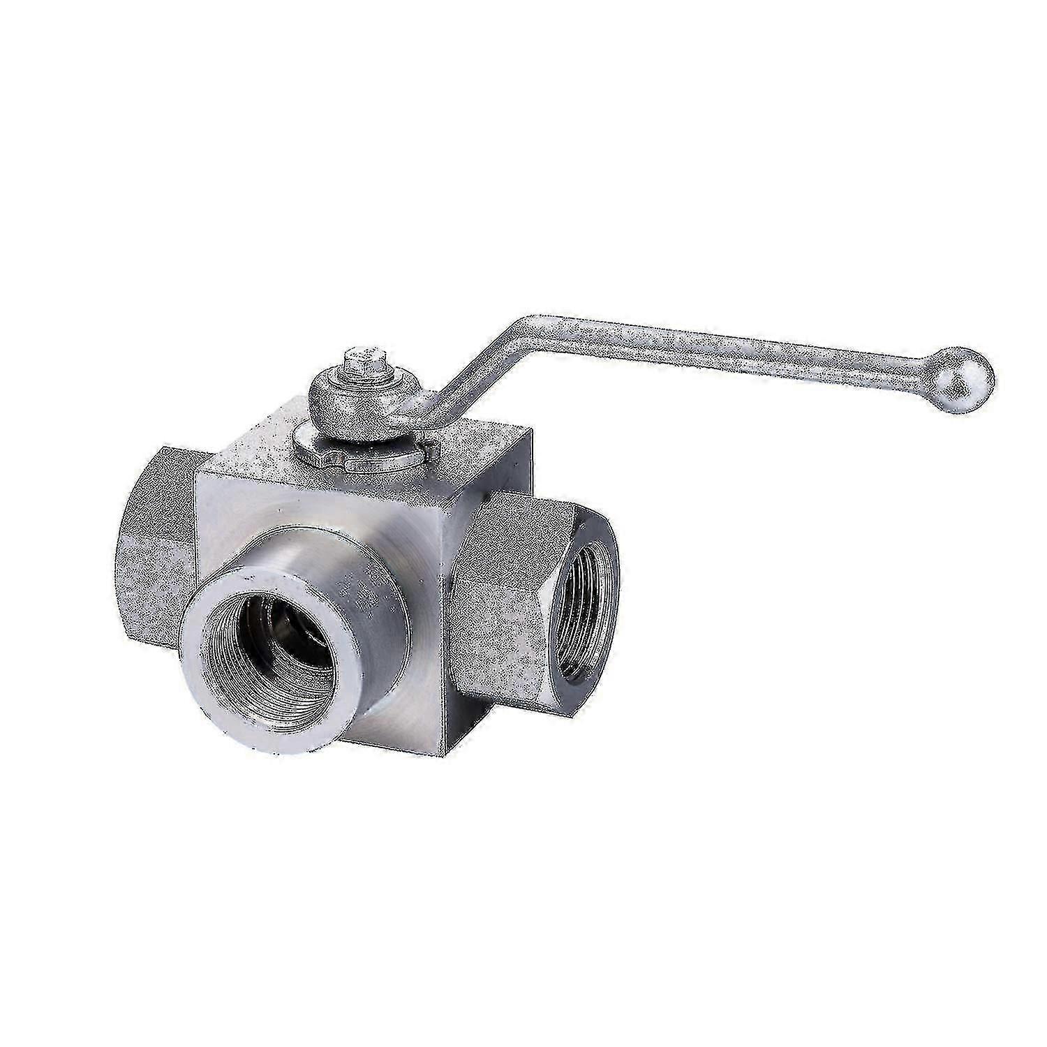 高圧 3 ウェイボールバルブ 1/2 インチ NPT メス油圧ボールバルブ L ボア Khb3k タイプ油圧