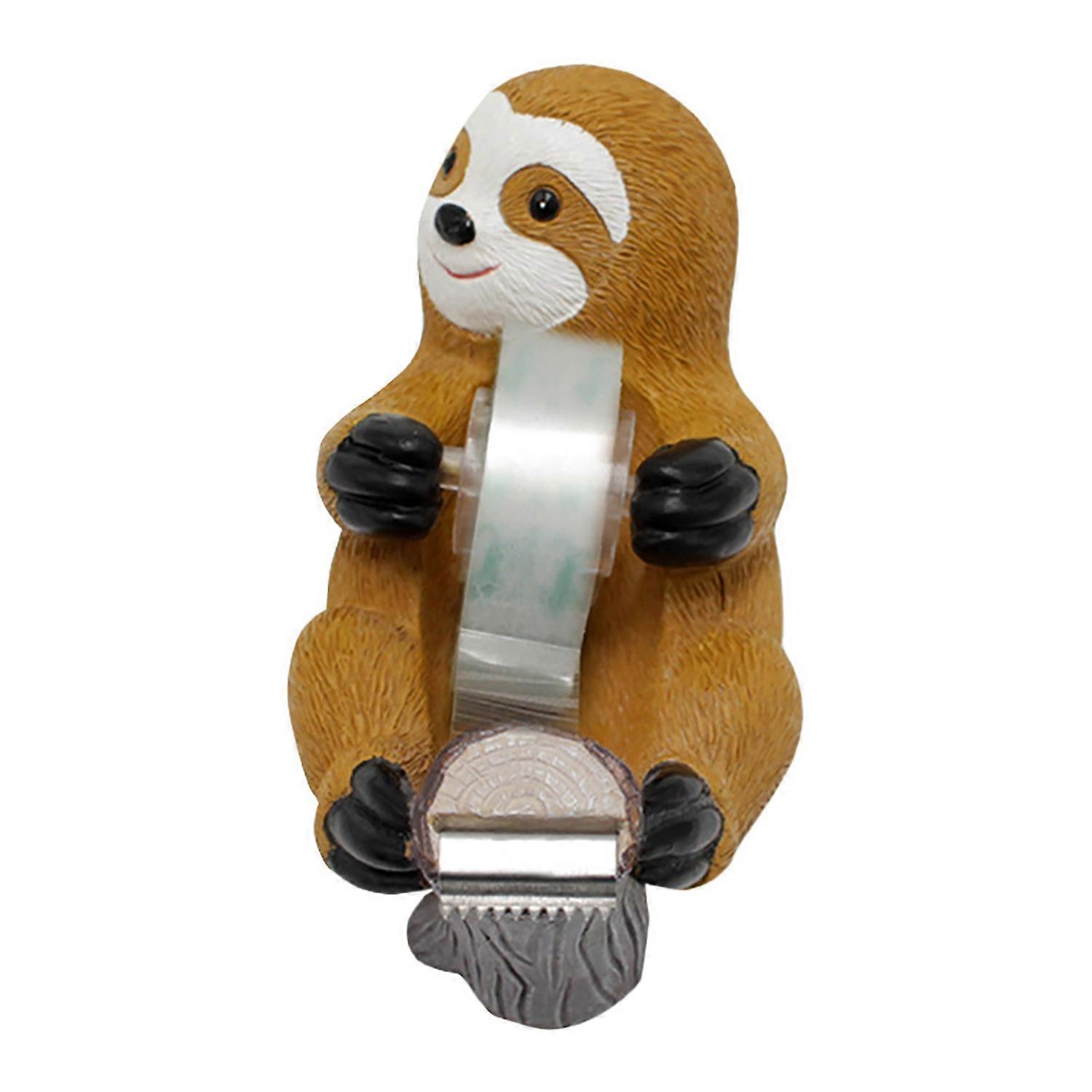Sloth Tape Dispenser Efficient Cute Decorative Portable Desk Tape Holder for Home School Office