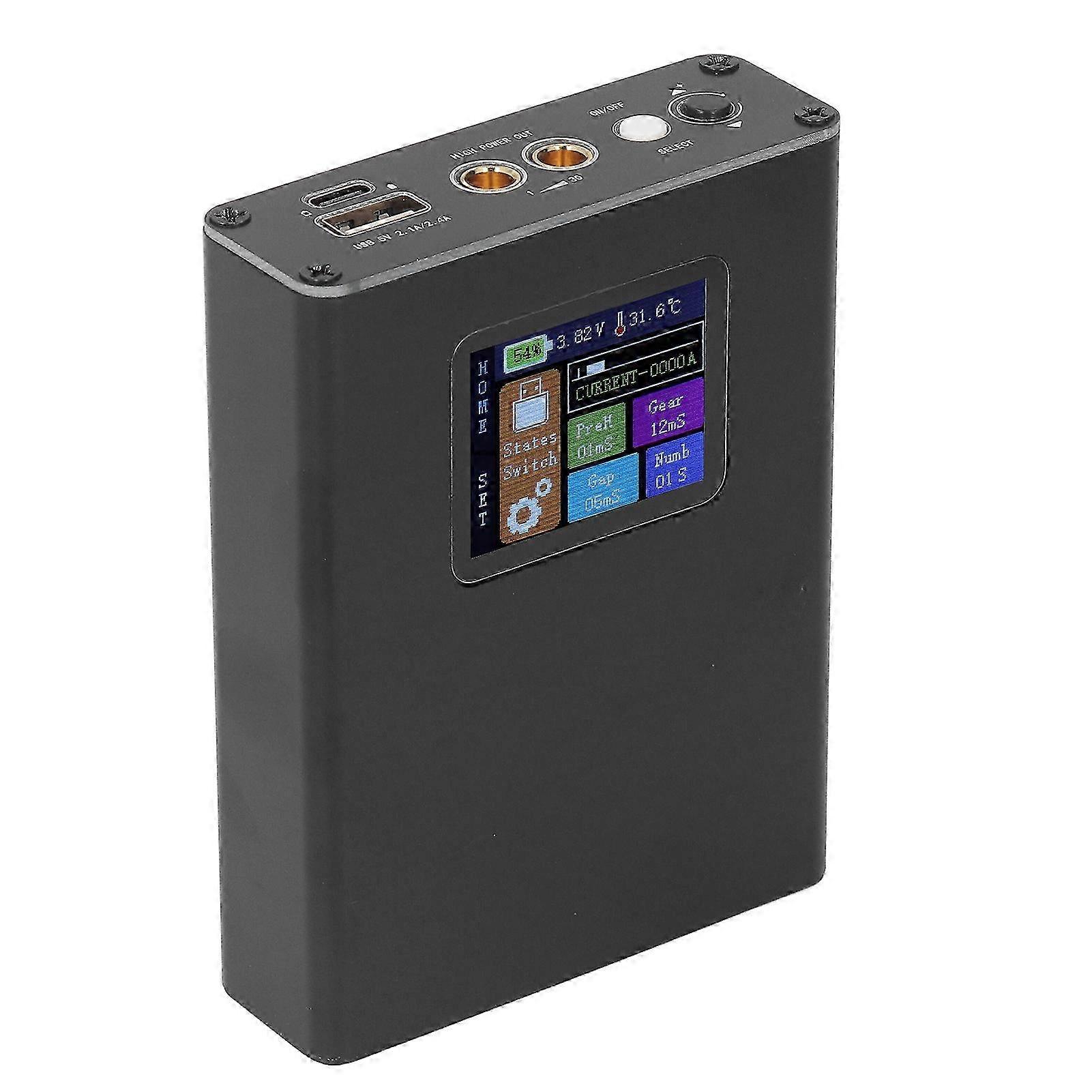 Soudeuse par points Mini soudeuse par points portable à batterie 30 vitesses réglables avec écran LCD de 1,8 pouce