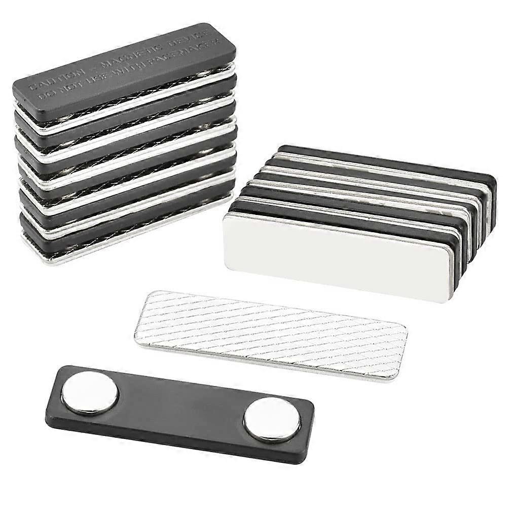 No-Pin Design Name Tag Magnets, Versatile Use for Various Events, Magnetic Clip Set with Increased Strength, Excellent Water Resistance for Outdoor