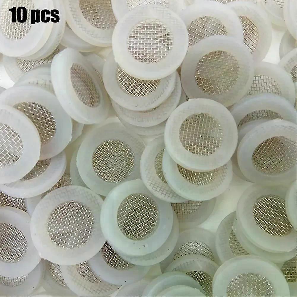 10 Pcs O-Ring Hose Gasket Flat Rubber Washer With Filter Net For Faucet Grommet 1/2 3/4 Rubber Gaskets 40 Mesh