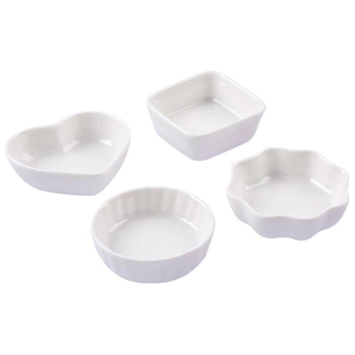Ceramic Sauce Dishes, Porcelain Ramekins, Versatile Use