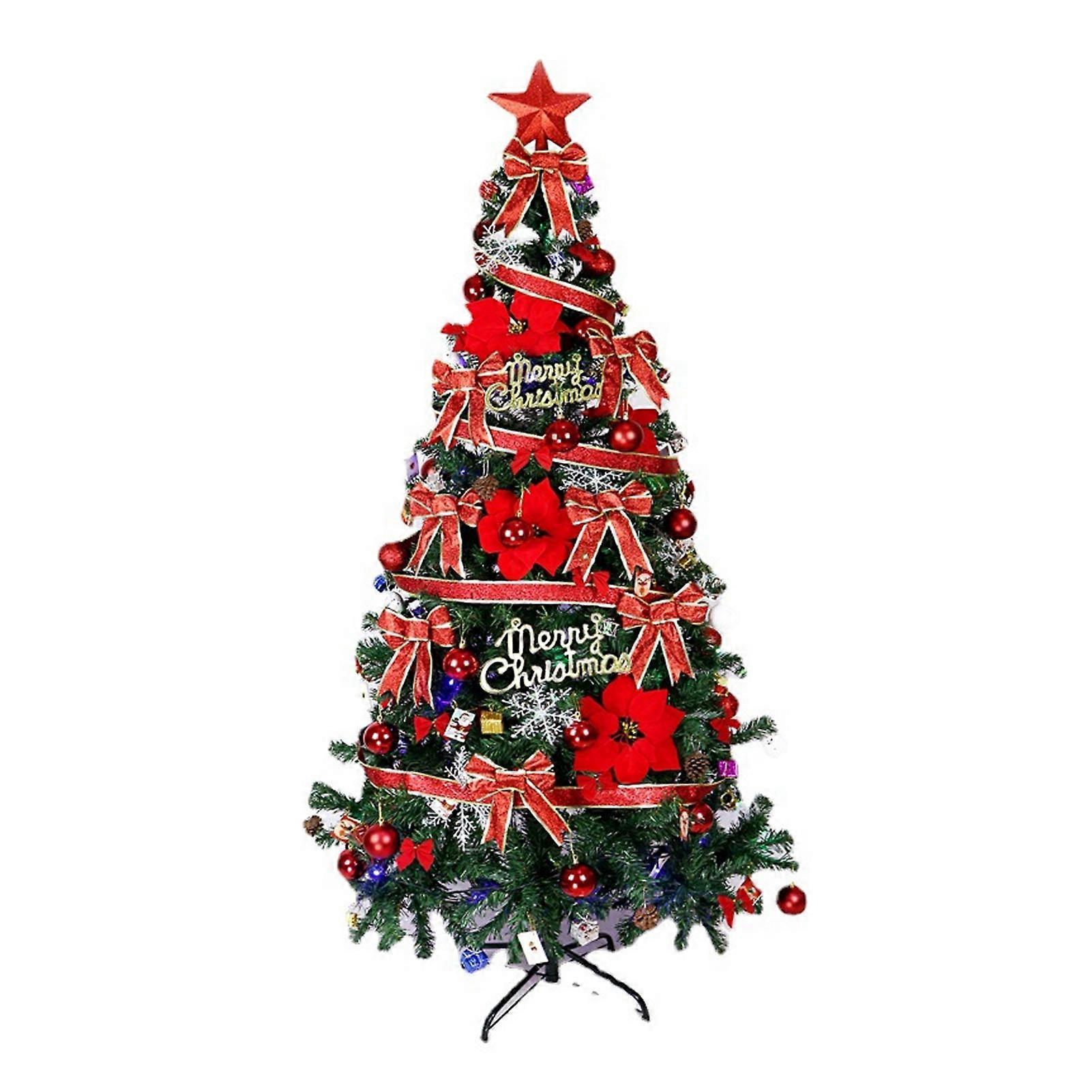 مجموعة شجرة عيد الميلاد الاصطناعية مبتكرة رائعة سهلة التجميع 5.9ft شجرة عيد الميلاد شجرة عيد الميلاد الديكور للمنزل غرفة المعيشة مكتب