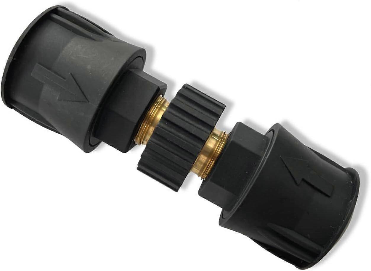 Set of 2 quick release fasteners for Krcher Quick Connect gun and pressure washer with M22 double-sided adapter and plastic holder
