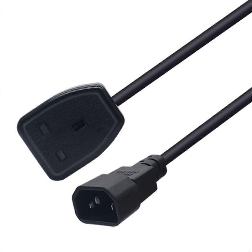 IEC320 C14 Male to UK Female Socket UK Power Cord for Consumer Electronics