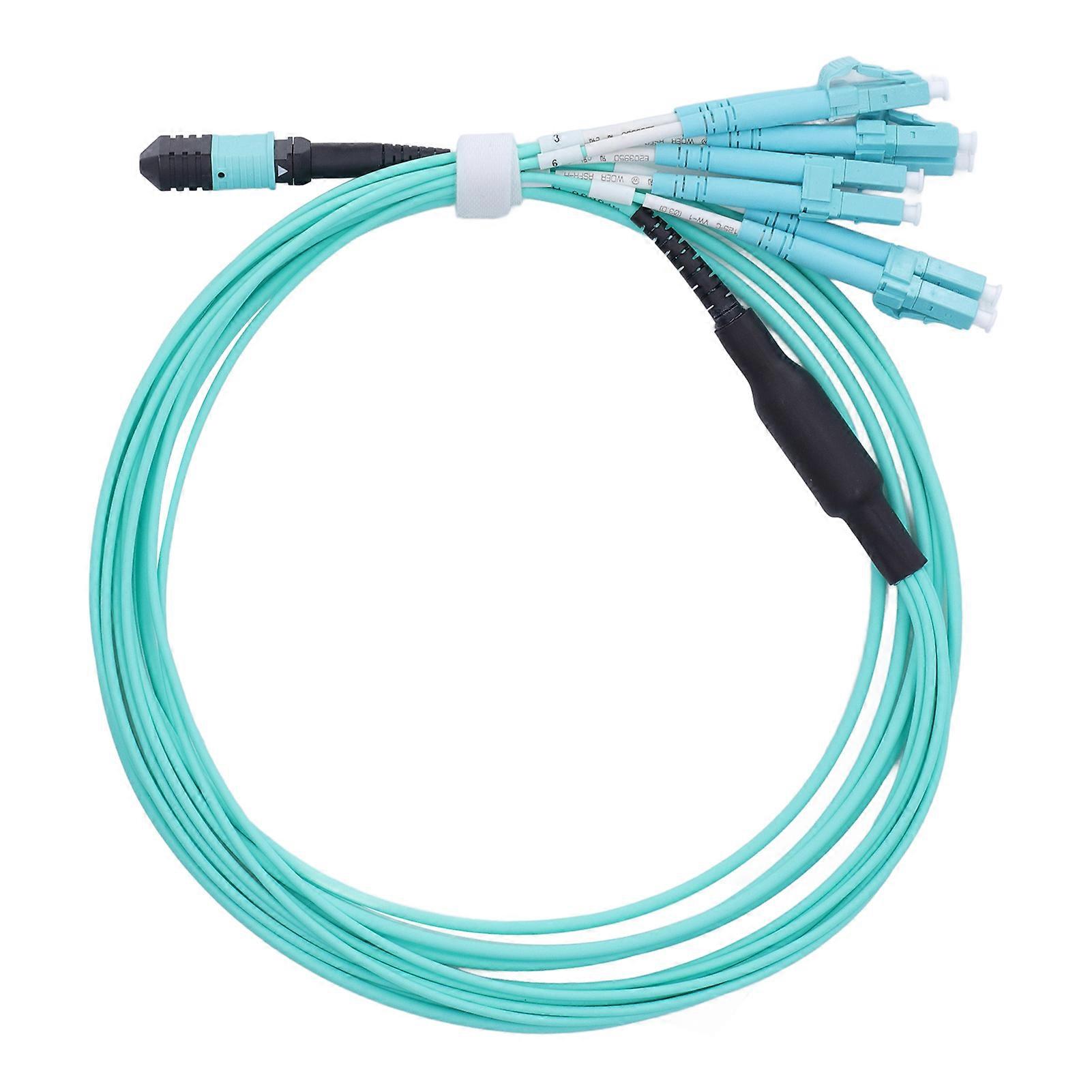 Optical Fiber Patch Cord 8 Core 40G Multimode Optic Trunk Cable Jumper Accessory