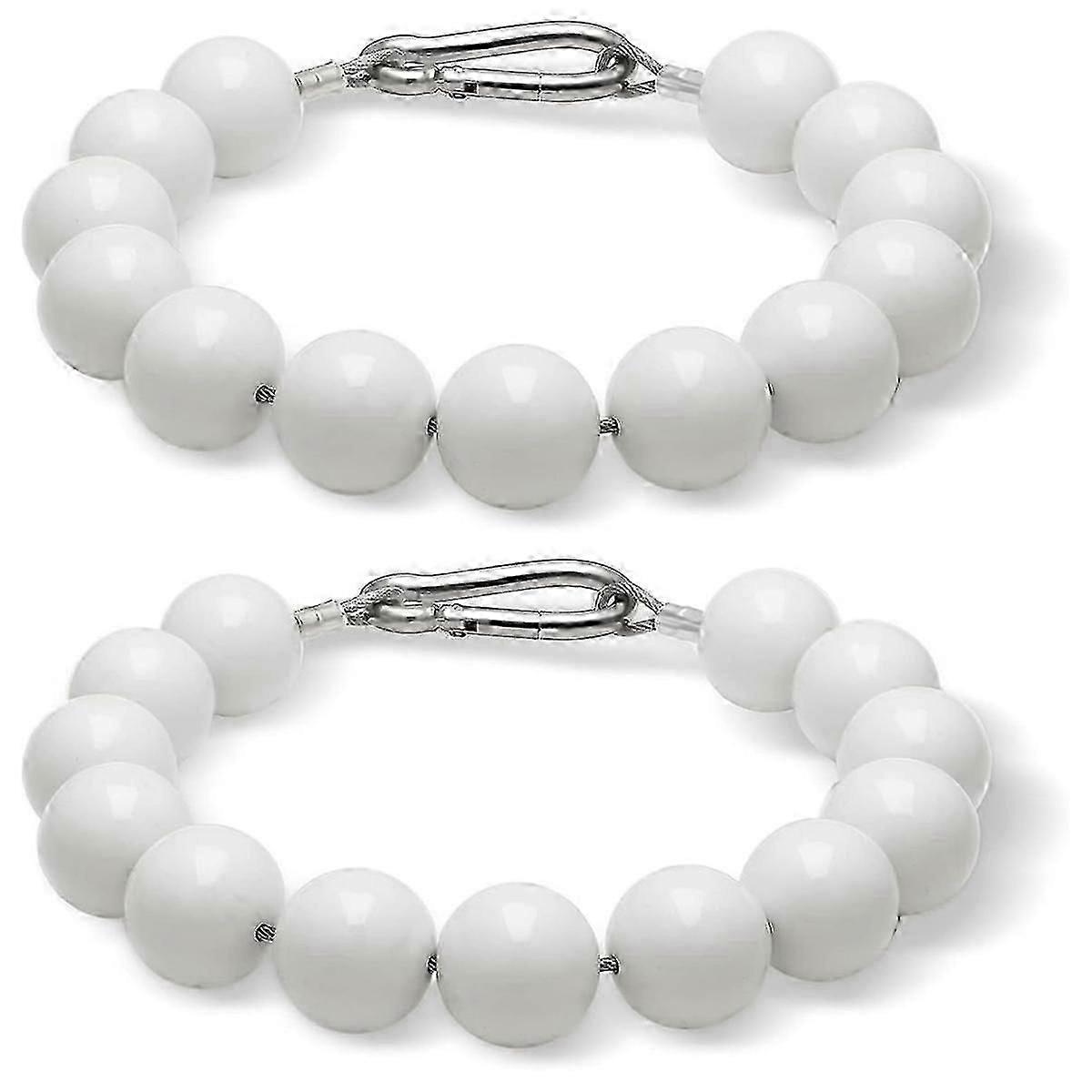 Flagpole Bead Chain Gear Fixing Ring, Beaded Flagpole Ring Accessories, Flagpole Fixing Beads with