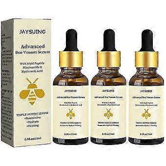 3 Pcs Advanced Bee-venom Serum Anti-aging Moisturizer For Face And Neck