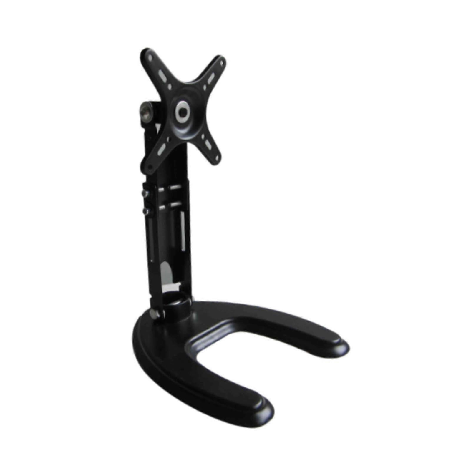 Adjustable Monitor Holder 360° Rotation Desk Stand for 14-27 Inch Home Use
