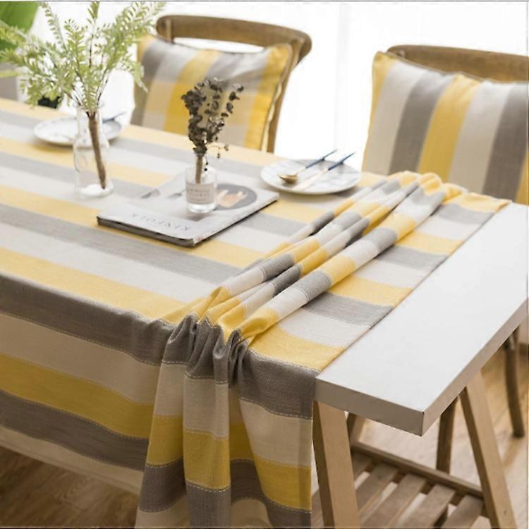 Cover Cloth Towel For The Rectangular Striped Coffee Table Round Table Dining Table 90x90cm