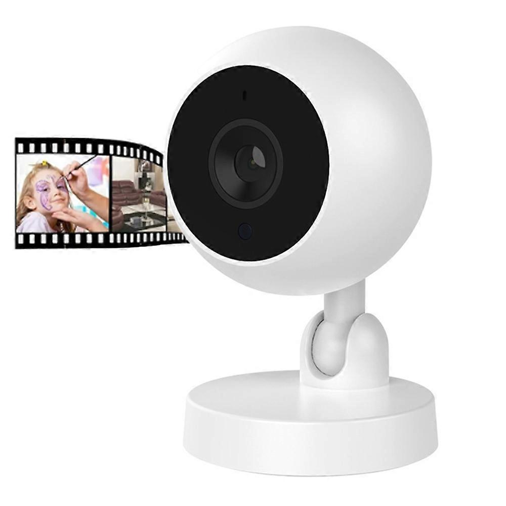 Security Camera, 1080P Baby Monitor Rotatable Camera, WiFi IP Camera with Night Vision, 2-Way Audio, Motion Detection, Pet Cat Dog Cam