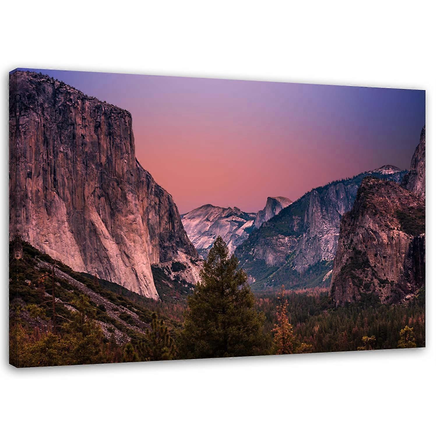 Lienzo, Amanecer en las montañas - 60x40