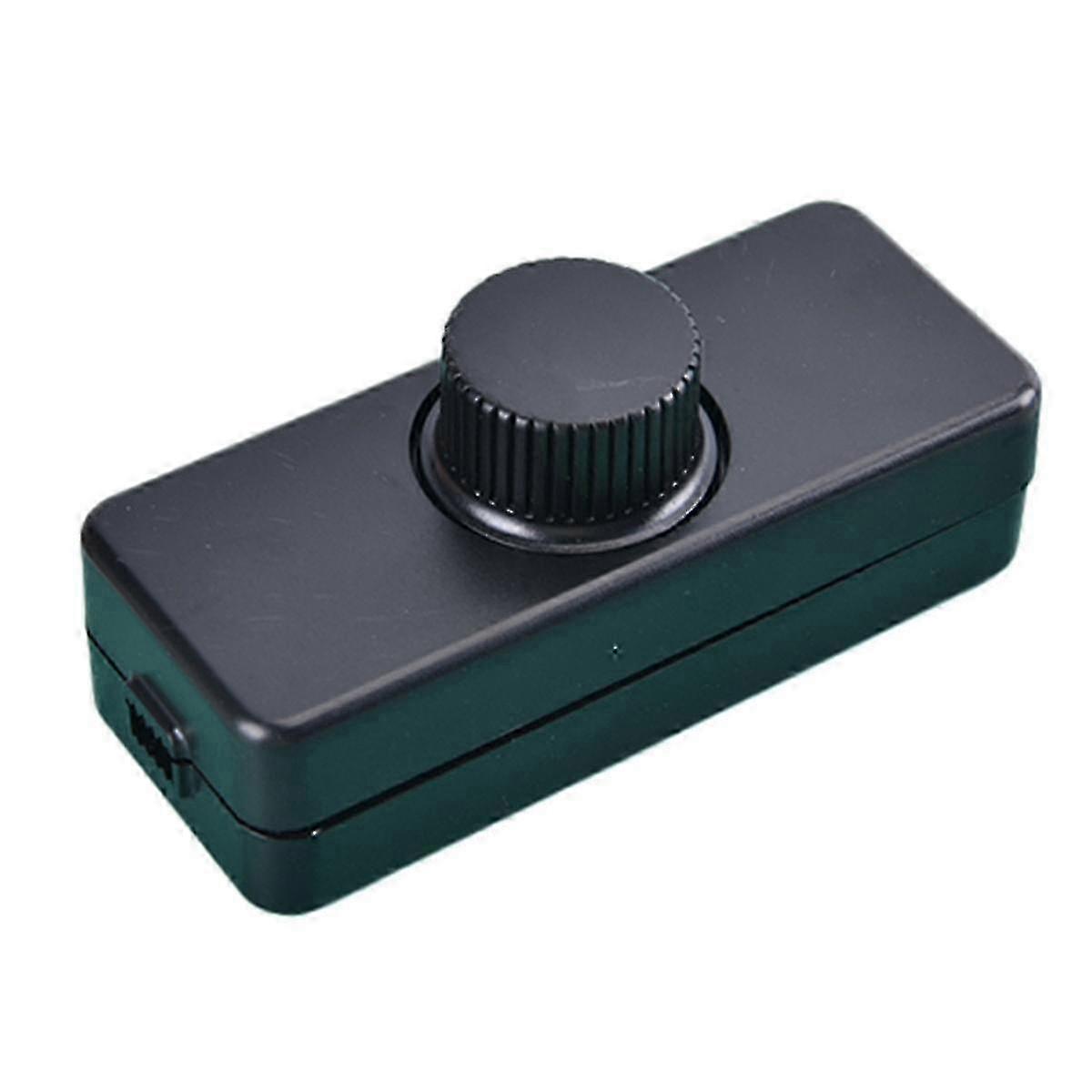 LED Light Dimmer Switch 220V Adjustable Black Controller P2021122450