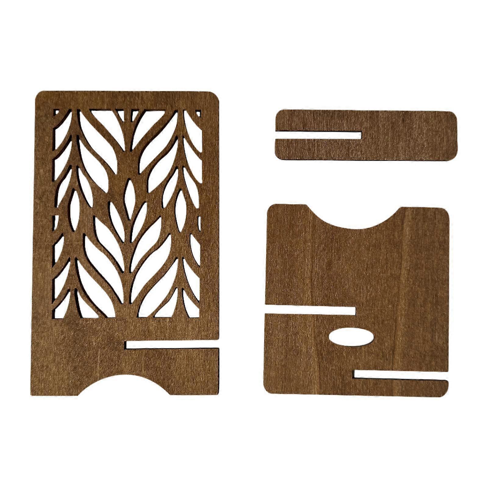 充電穴タブレット付き木製電話スタンドキッチンホーム用携帯電話ホルダー