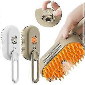 חתול מברשת אדים מברשת כלבים מהבילה 3 ב 1 עיסוי תרסיס חשמלי טיפוח חיות מחמד