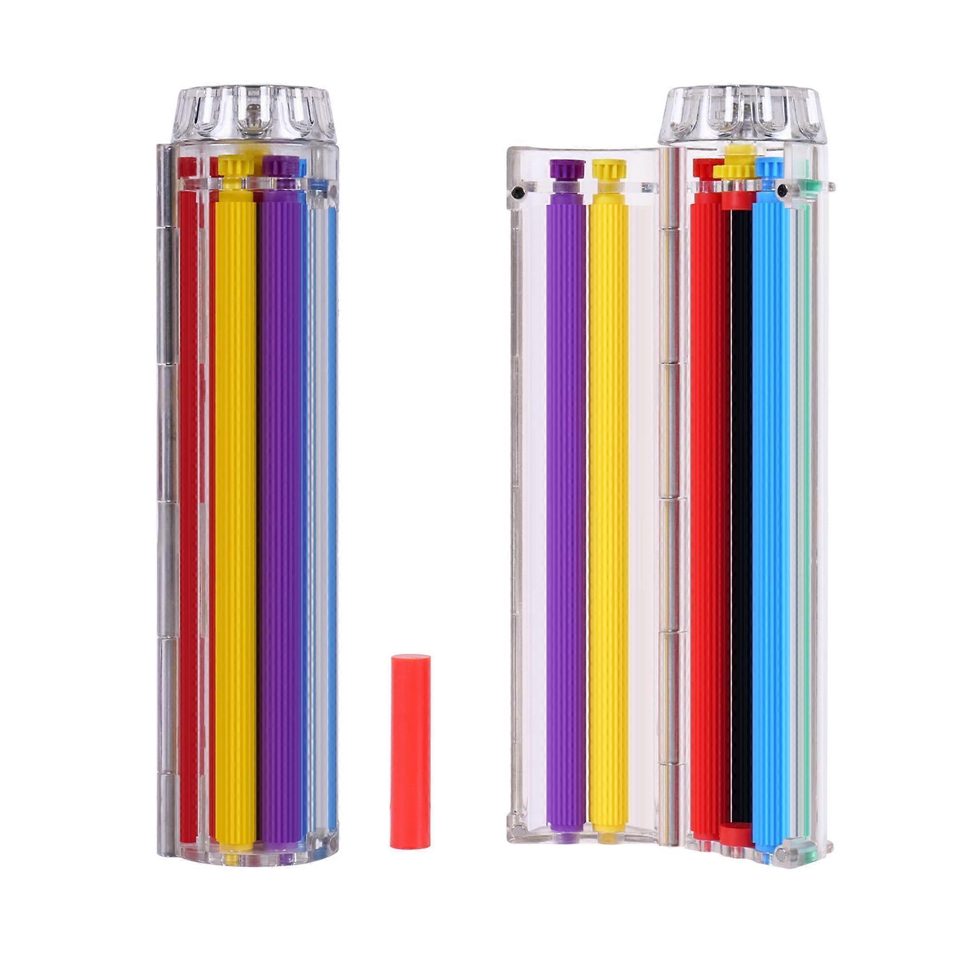 Small Manual Cigarette Roller 8mm - Colored Plastic Cigarette Rolling Machine for Easy Tobacco Rolling