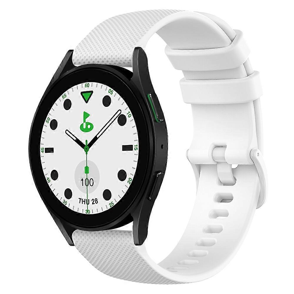 20mm Checkered Silicone Watch Band