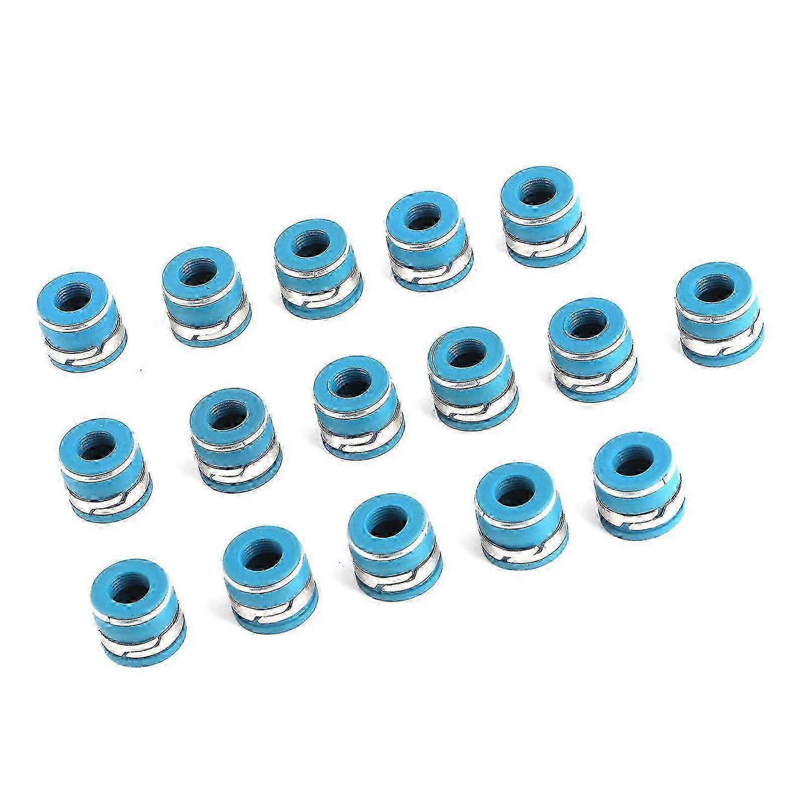16pcs Valve Stem Oil Seals for GM SBC V8 Engine