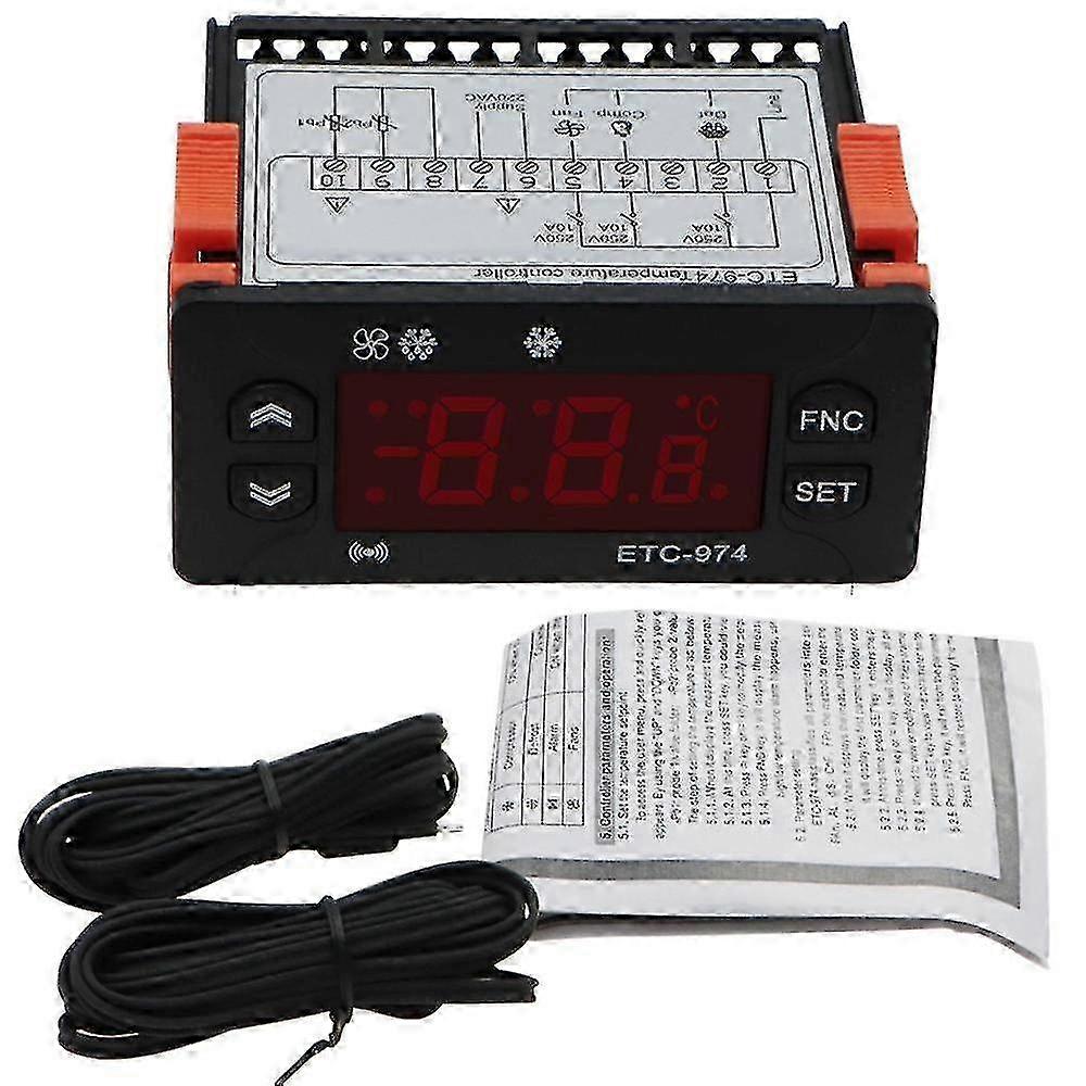 Microcomputer Controlled Digital Thermostat for Refrigeration with Alarm Function 220V