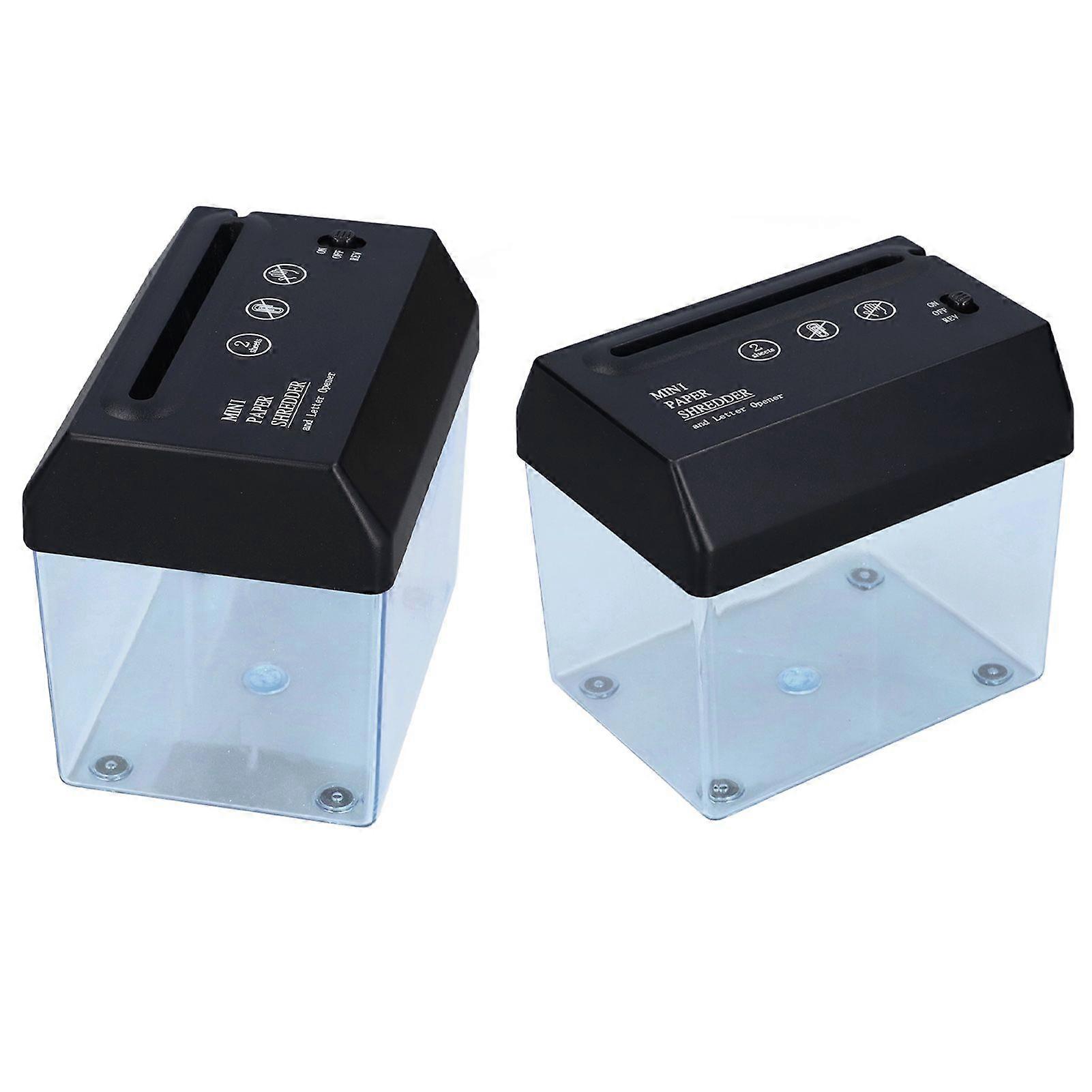 Mini Paper Shredder USB A6 Metal Knife Wear Resistant Highly Durable Portable Space Saving Electric Paper Shredder